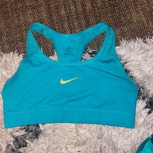 Nike blue sports bra